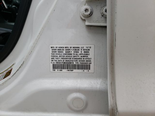 2013 ACURA ILX 20 19VDE1F38DE020819