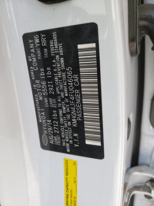2015 HYUNDAI GENESIS 5. KMHGN4JF4FU046065