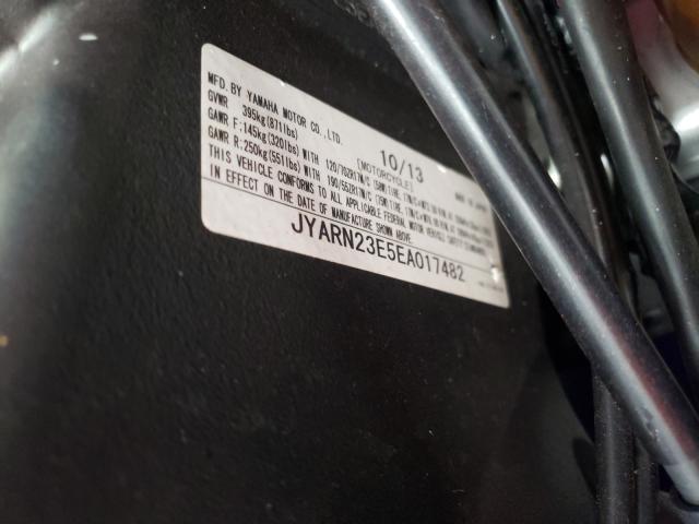 2014 YAMAHA YZFR1 JYARN23E5EA017482