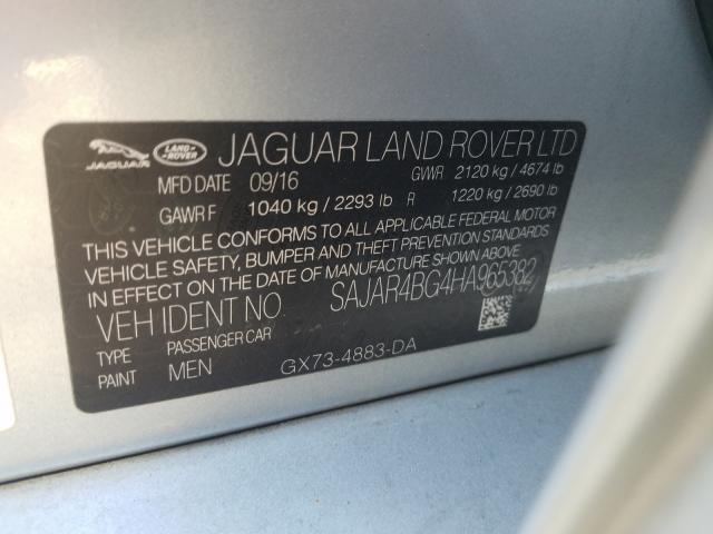 2017 JAGUAR XE SAJAR4BG4HA965382