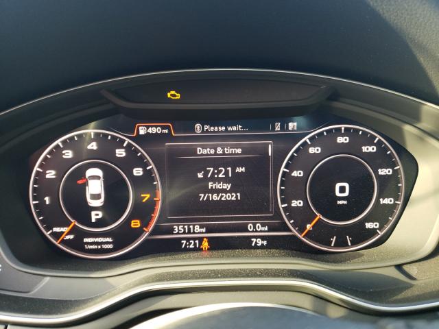 2018 AUDI A5 PRESTIG WAUFNCF59JA047701