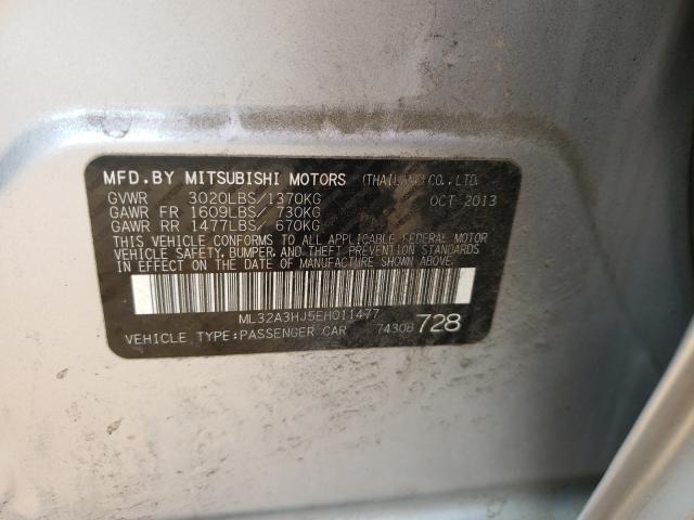 2014 MITSUBISHI MIRAGE DE ML32A3HJ5EH011477