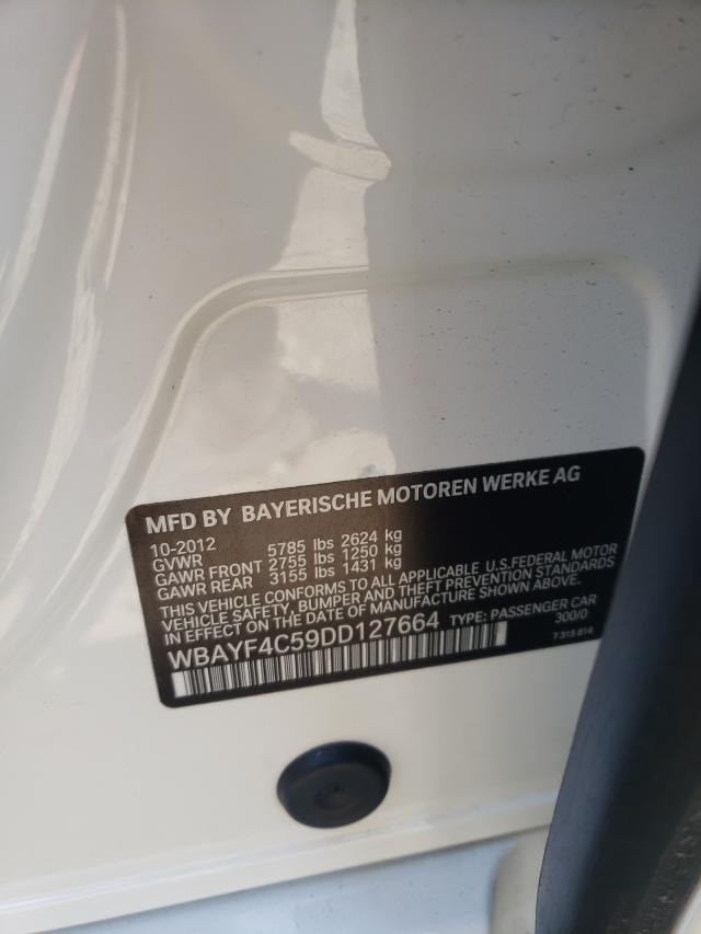 2013 BMW 740 LXI WBAYF4C59DD127664