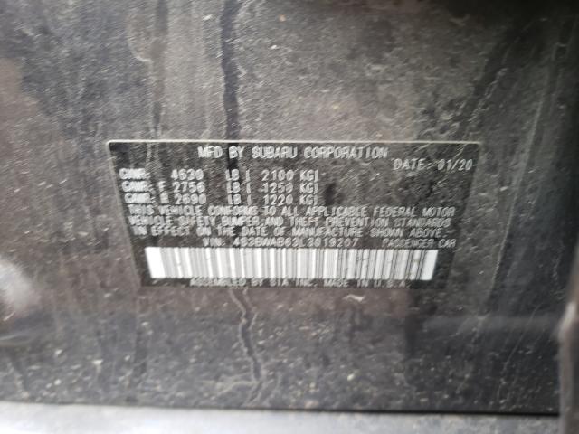 2020 SUBARU LEGACY 4S3BWAB63L3019207
