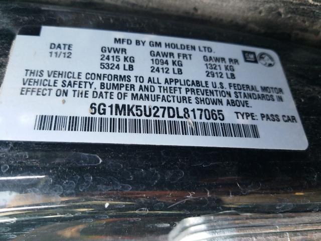2013 CHEVROLET CAPRICE PO 6G1MK5U27DL817065