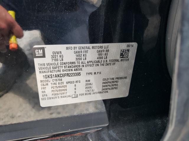 2015 GMC YUKON SLE 1GKS1AKC6FR223395