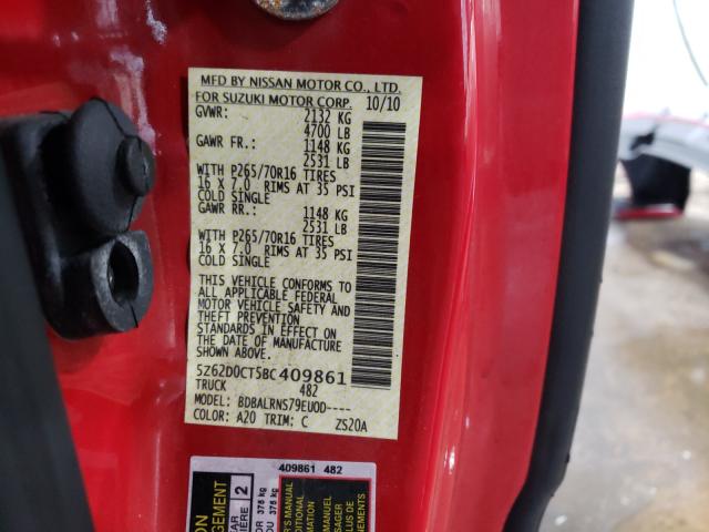 2011 SUZUKI EQUATOR BA 5Z62D0CT5BC409861