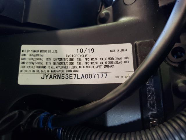 2020 YAMAHA MT09 JYARN53E7LA007177
