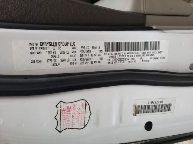 2013 DODGE DURANGO CR 1C4RDHDG5DC576740