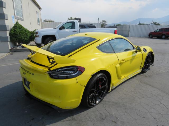 2016 PORSCHE CAYMAN GT4 WP0AC2A83GK192492