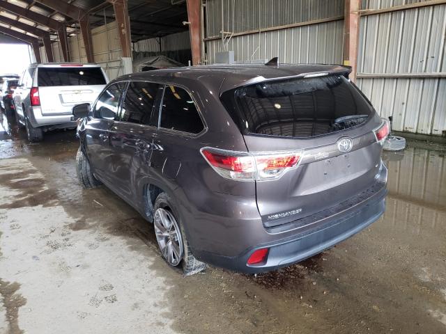 2015 TOYOTA HIGHLANDER 5TDZKRFH9FS059010