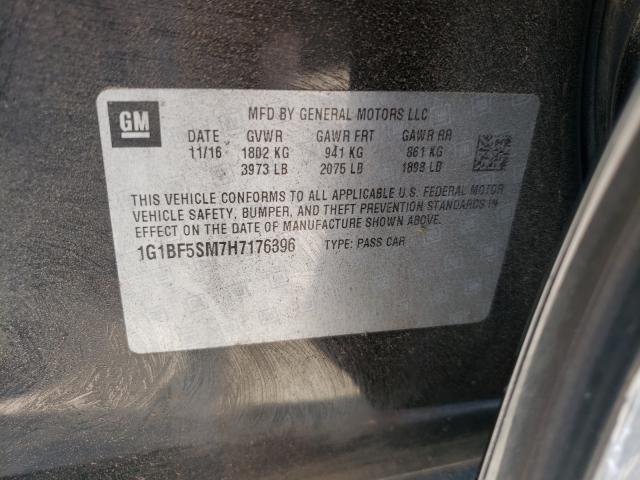 2017 CHEVROLET CRUZE PREM 1G1BF5SM7H7176396