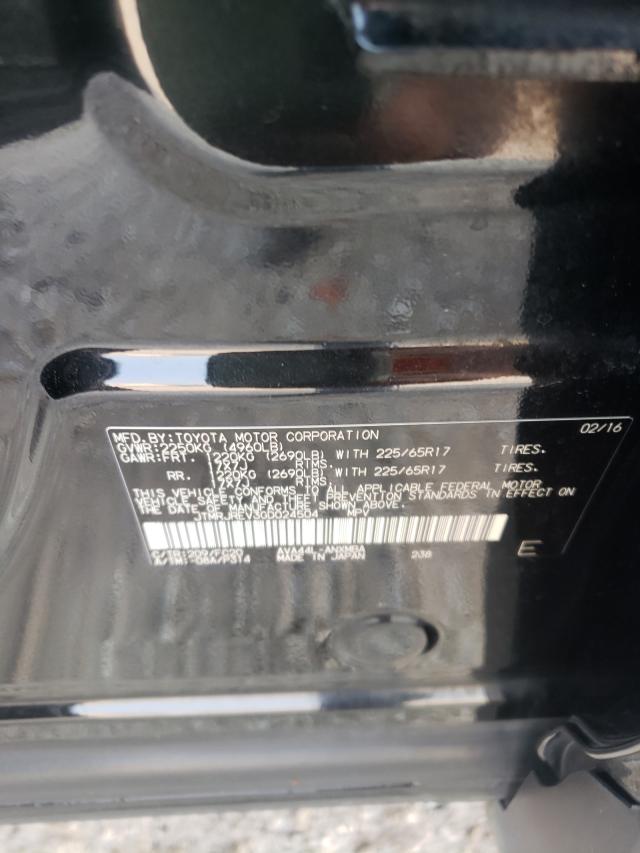 2016 TOYOTA RAV4 HV XL JTMRJREV3GD024504