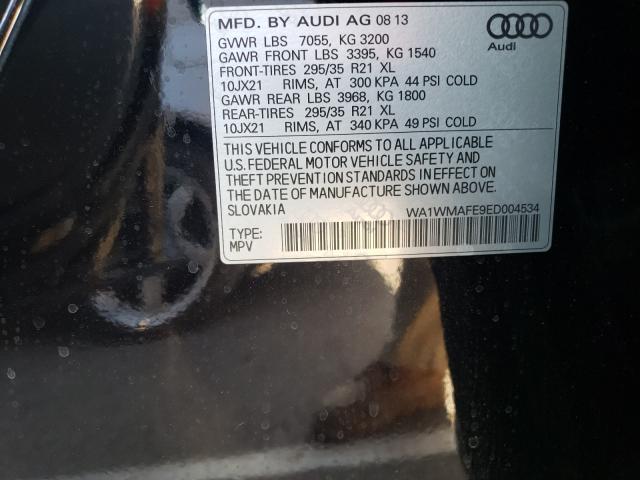 2014 AUDI Q7 PRESTIG WA1WMAFE9ED004534