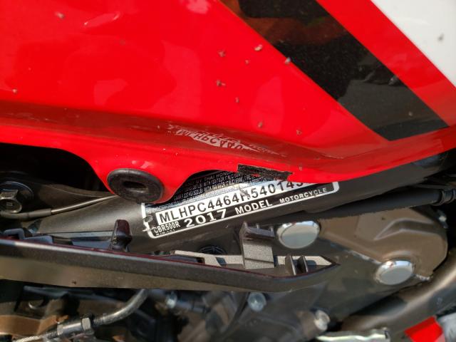 2017 HONDA CBR500 R MLHPC4464H5401431