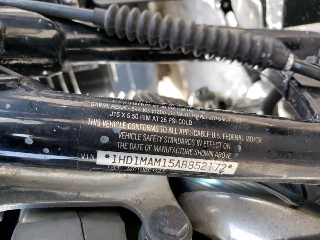 2010 HARLEY-DAVIDSON FLHTCUTG 1HD1MAM15AB852172