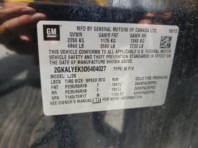 2013 GMC TERRAIN DE 2GKALYEK3D6404027