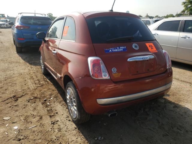 2012 FIAT 500 LOUNGE 3C3CFFCR5CT104729