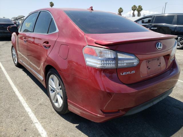 2010 LEXUS HS 250H JTHBB1BA2A2002965