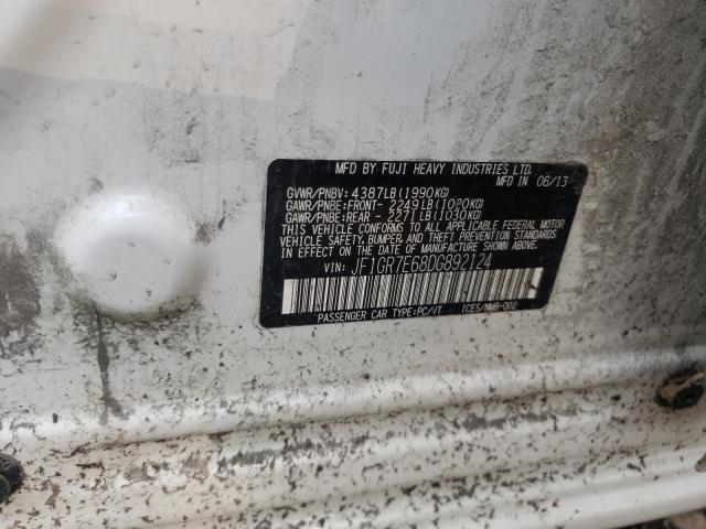 2013 SUBARU IMPREZA WR JF1GR7E68DG892124
