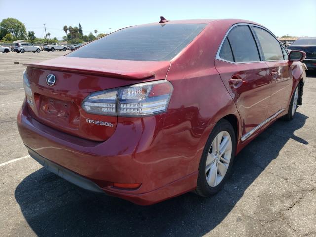 2010 LEXUS HS 250H JTHBB1BA2A2002965