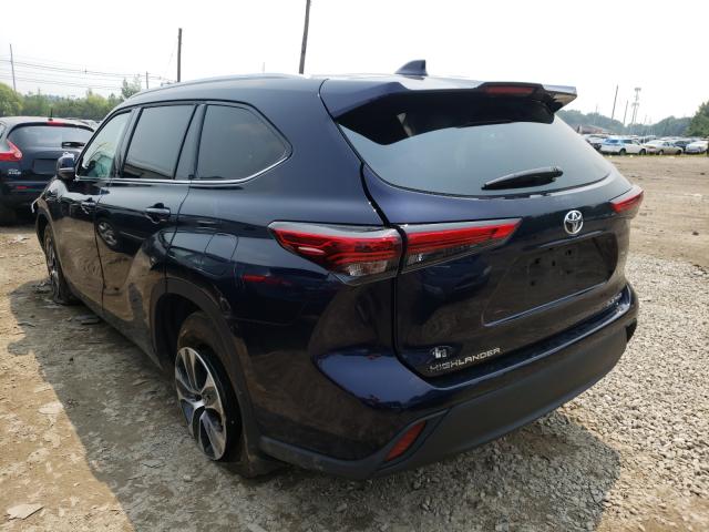  TOYOTA HIGHLANDER 2020 Blue
