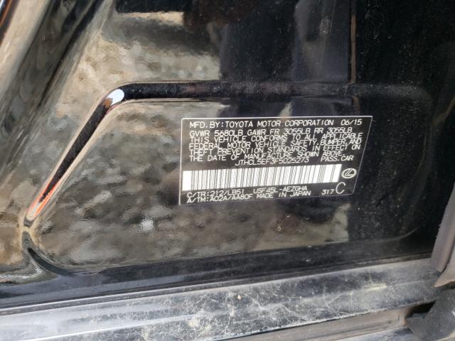 2015 LEXUS LS 460 JTHCL5EF3F5025273