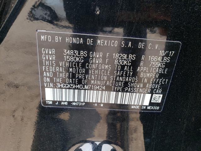2018 HONDA FIT LX 3HGGK5H40JM719424