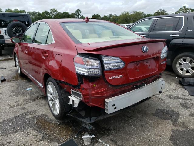 2010 LEXUS HS 250H JTHBB1BA1A2032555