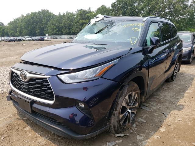  TOYOTA HIGHLANDER 2020 Blue