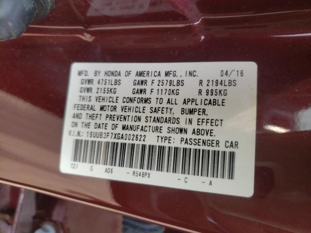 2016 ACURA TLX ADVANC 19UUB3F7XGA002622