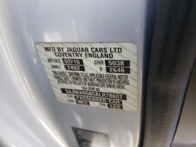2010 JAGUAR XF PREMIUM SAJWA0GB5ALR78607