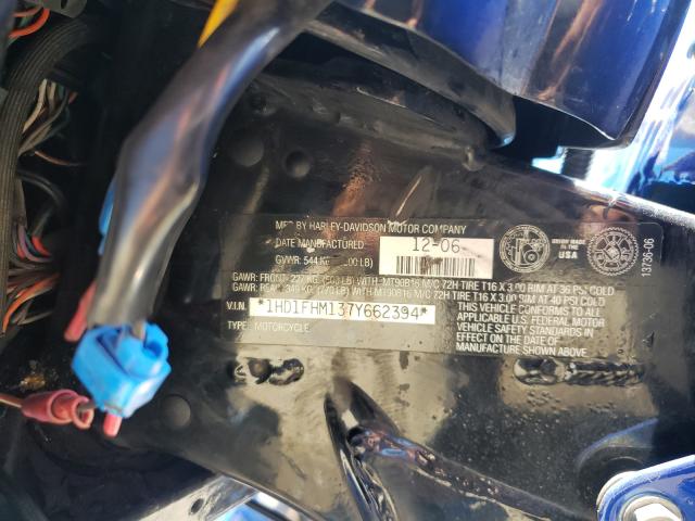 2007 HARLEY-DAVIDSON FLHPI 1HD1FHM137Y662394
