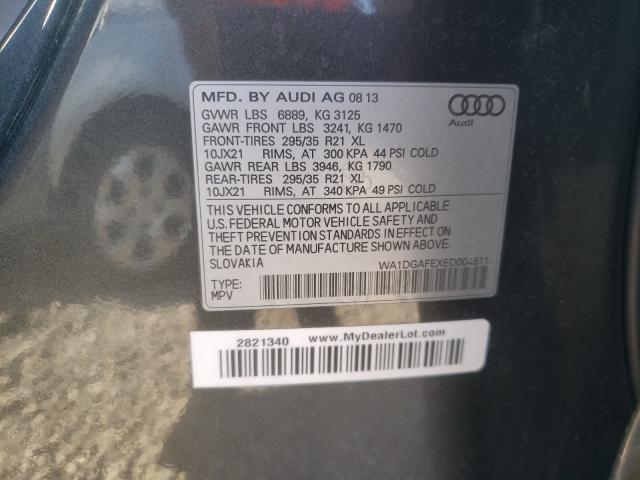 2014 AUDI Q7 PRESTIG WA1DGAFEXED004511