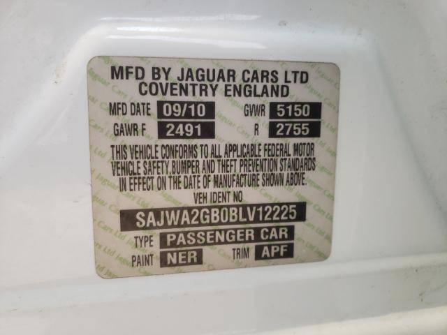 2011 JAGUAR XJL SAJWA2GB0BLV12225