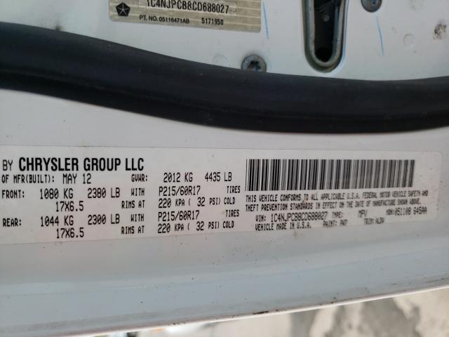 2012 JEEP PATRIOT LI 1C4NJPCB8CD688027