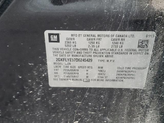 2013 GMC TERRAIN DE 2GKFLYE37D6245429