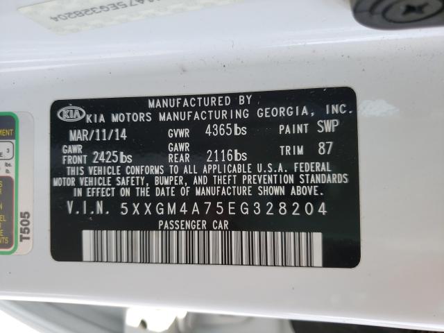 2014 KIA OPTIMA LX 5XXGM4A75EG328204