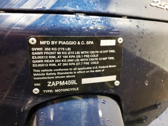 2007 VESPA GTS 250 ZAPM459L775005692