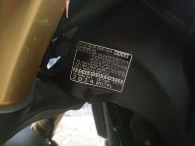 2014 HONDA CB1000 R ZDCSC6012EF215419