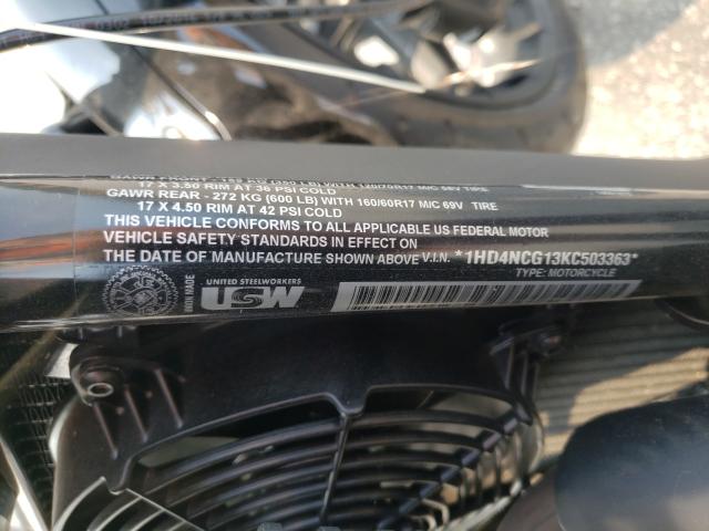 2019 HARLEY-DAVIDSON XG750 A 1HD4NCG13KC503363