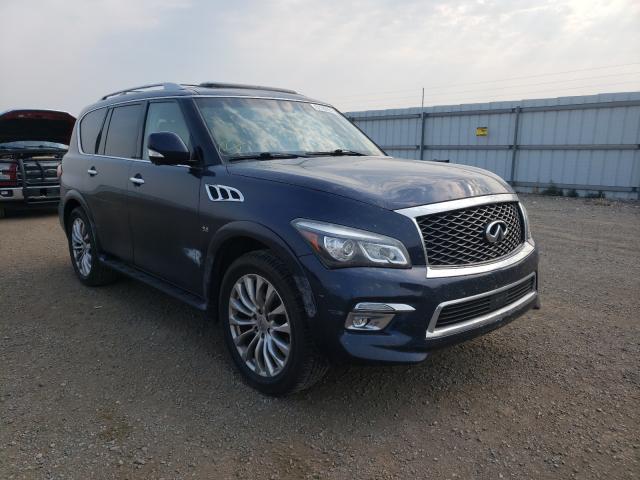 Salvage cars for sale from Copart Helena, MT: 2015 Infiniti QX80