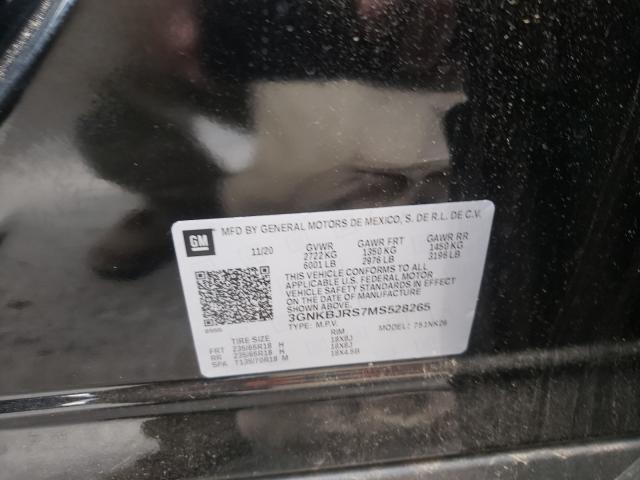 2021 CHEVROLET BLAZER 3LT 3GNKBJRS7MS528265