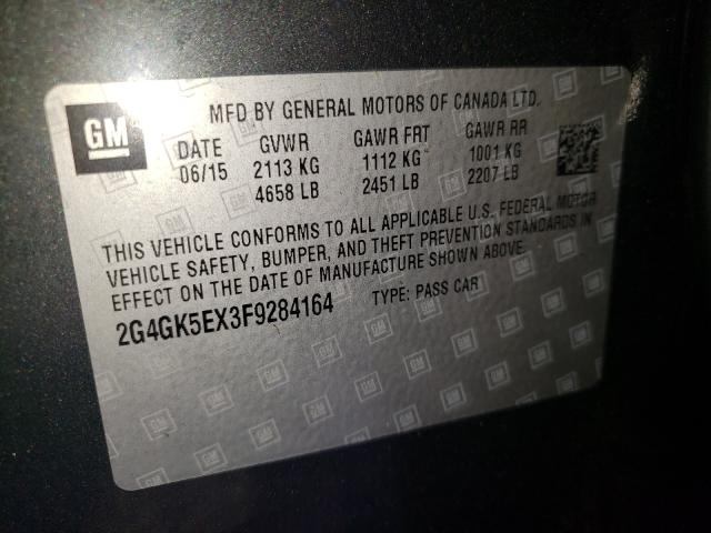 2015 BUICK REGAL 2G4GK5EX3F9284164