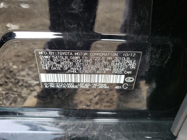 2013 LEXUS LS 460 JTHBL1EF8D5114614