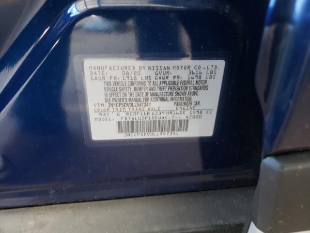 2020 NISSAN KICKS SR 3N1CP5DV0LL547341