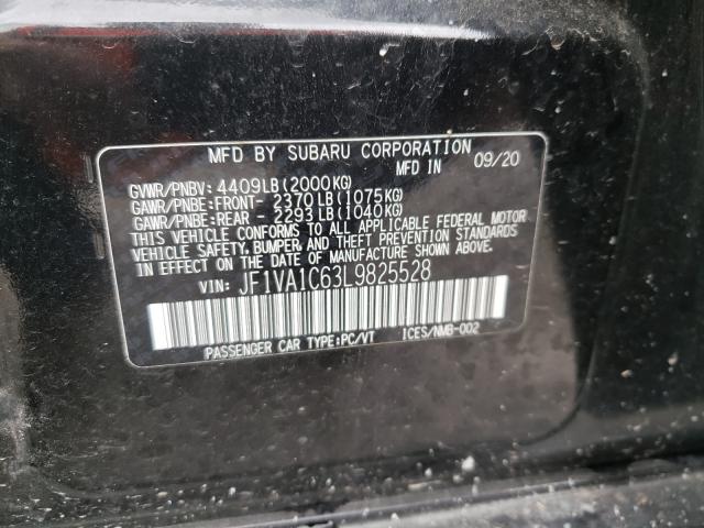 2020 SUBARU WRX PREMIU JF1VA1C63L9825528