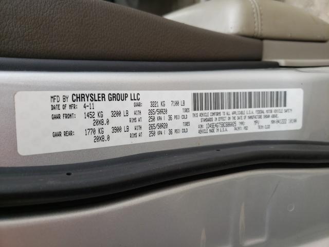 2011 DODGE DURANGO CR 1D4SE4GT5BC686025