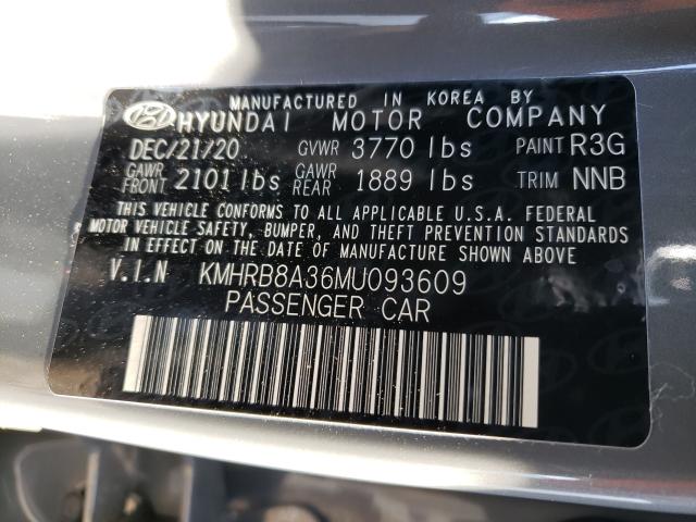2021 HYUNDAI VENUE SE KMHRB8A36MU093609