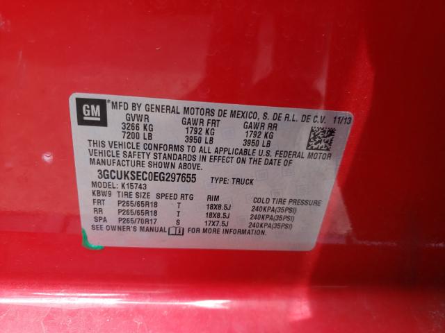 2014 CHEVROLET SILVRDO LT 3GCUKSEC0EG297655